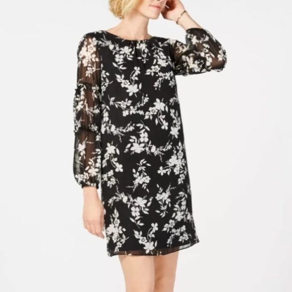 long sleeve midi dress size 18